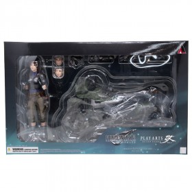 Square Enix Final Fantasy VII Remake Play Arts Kai Jessie And Motorcycle Figure Set (black)