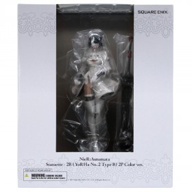 Square Enix NieR Automata 2B YoRHa No. 2 Type B 2P Color Ver. Statuette (white)