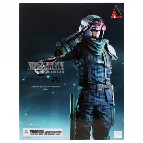 Square Enix Final Fantasy VII Remake Play Arts Kai Shinra Security Officer Action Figure (navy)
