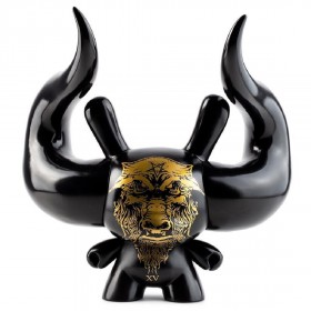 Kidrobot x Godmachine Arcane Divination The Black Devil 8 Inch Dunny Art Figure (black)