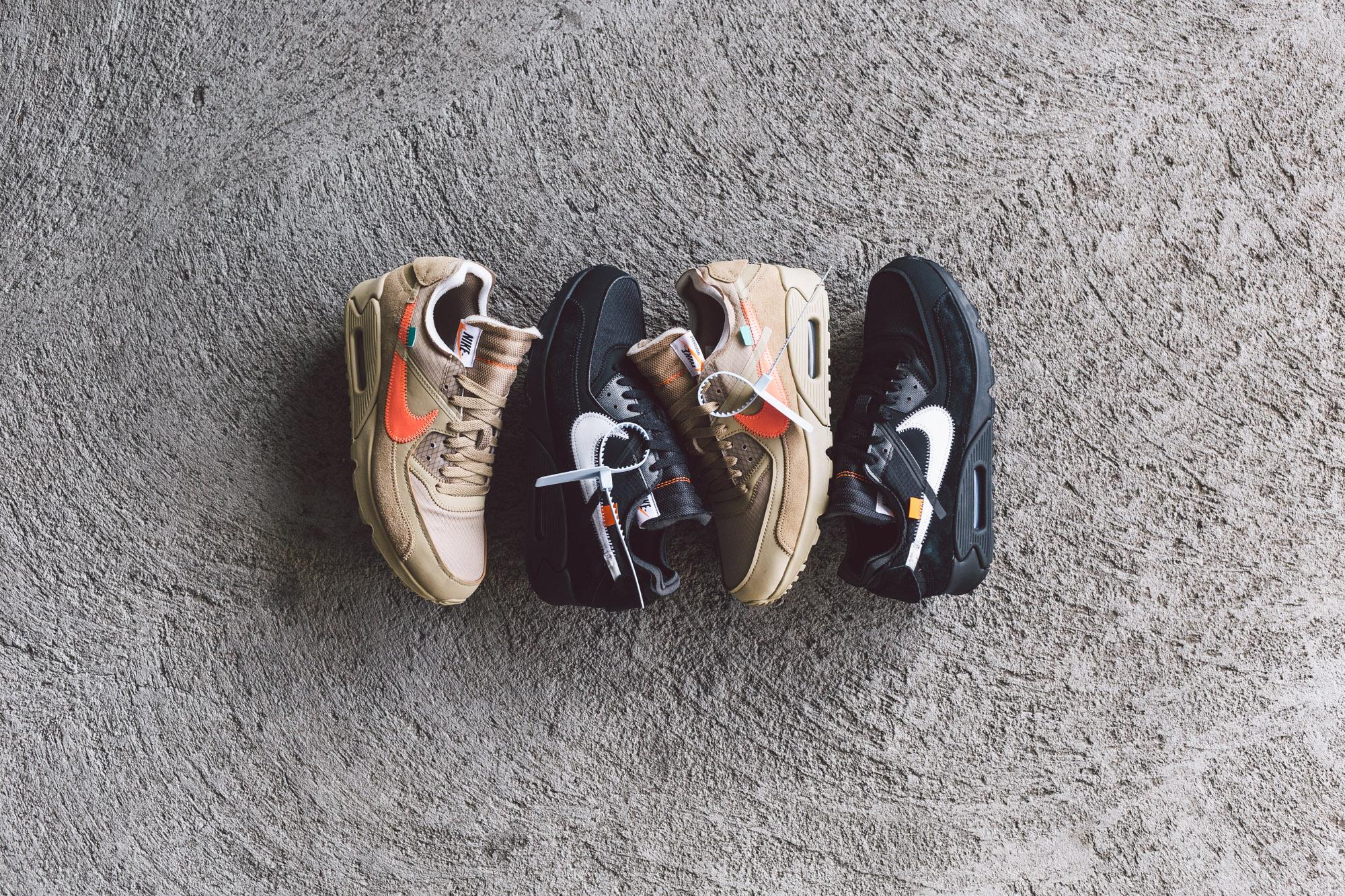 off white air max 90 raffles