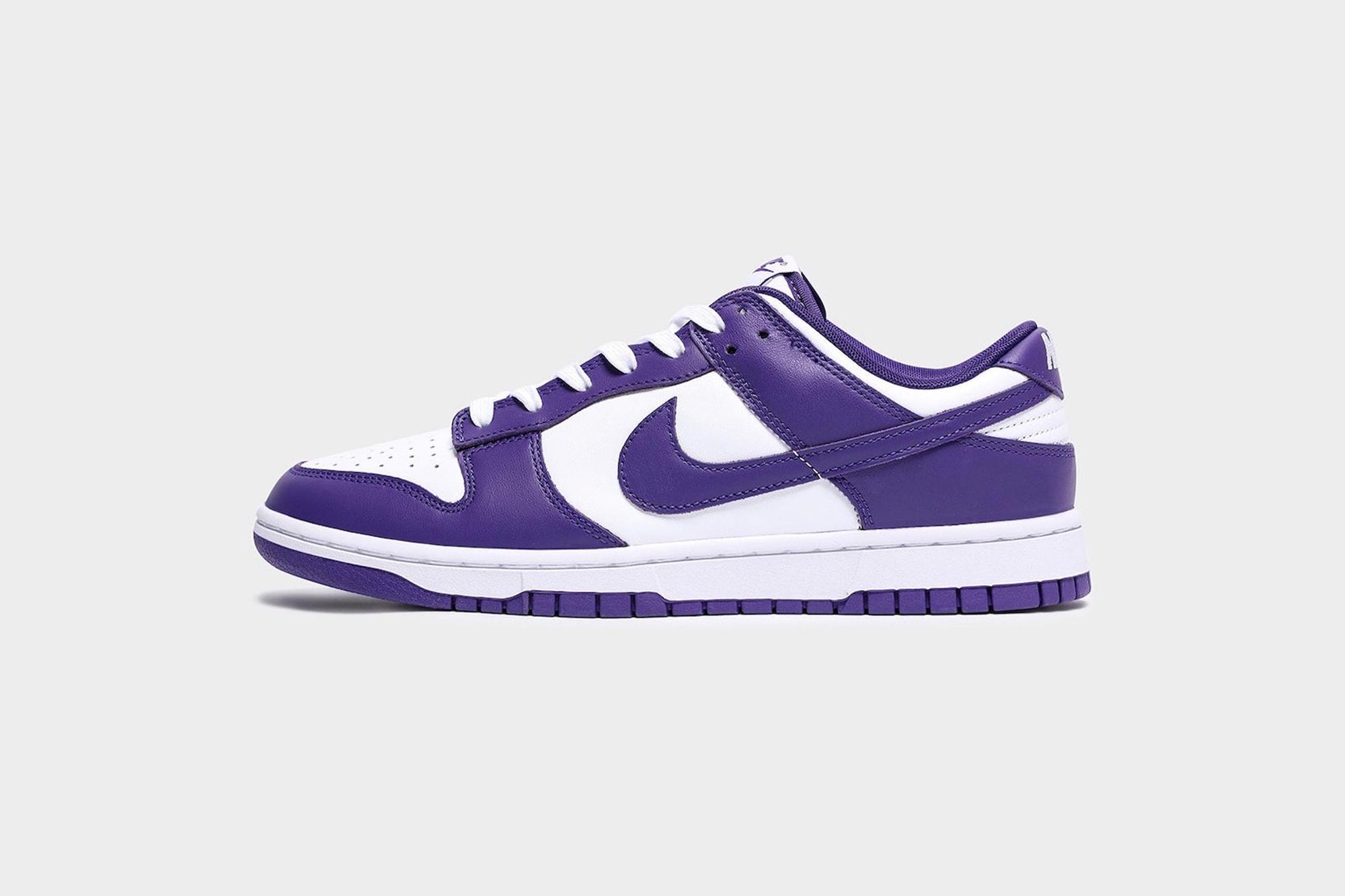 Nike Dunk Low Championship Court Purple Online Entry Form